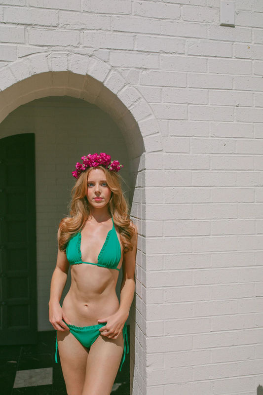 Rock Rose Top - Green - Wild Flower Swimwear