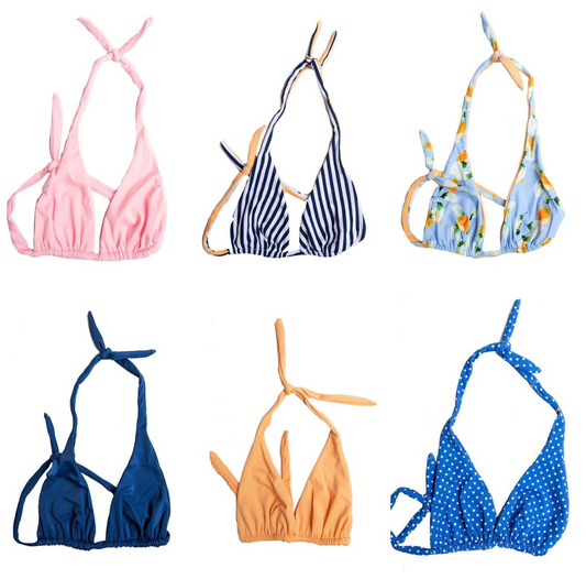 Poppy Top - Peach - Wild Flower Swimwear