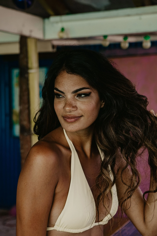 Poppy Top - Yellow - Wild Flower Swimwear